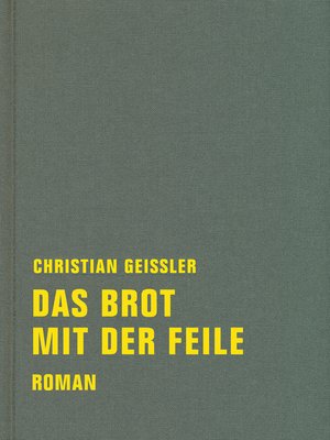 cover image of Das Brot mit der Feile